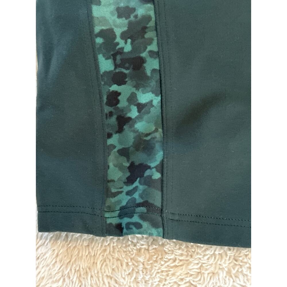 Athleta Conscious Crop Serene 3X Green Abstract Print NEW Tank D-DD Built in Bra - Picture 2 of 10